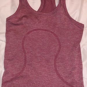Lululemon size 2 swiftly pink sparkle
